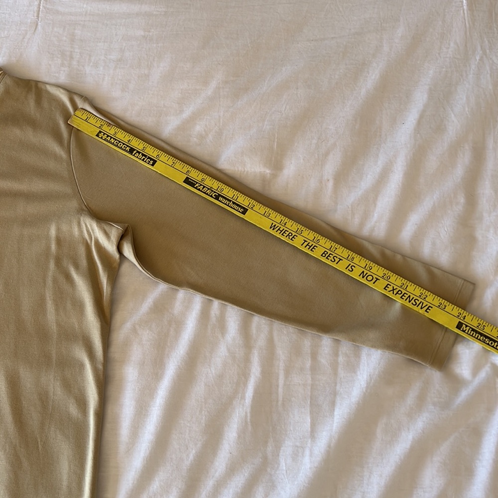 Land’s End Beige Knit Beaded Accent Tunic - Picture 8 of 8